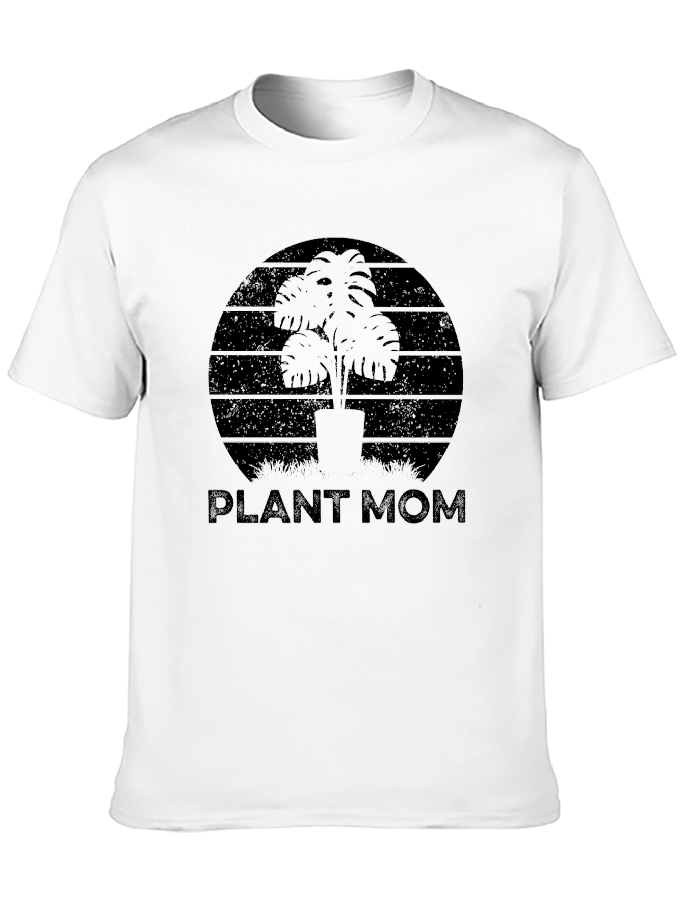 Plant Mom Graphic T-Shirt - Black