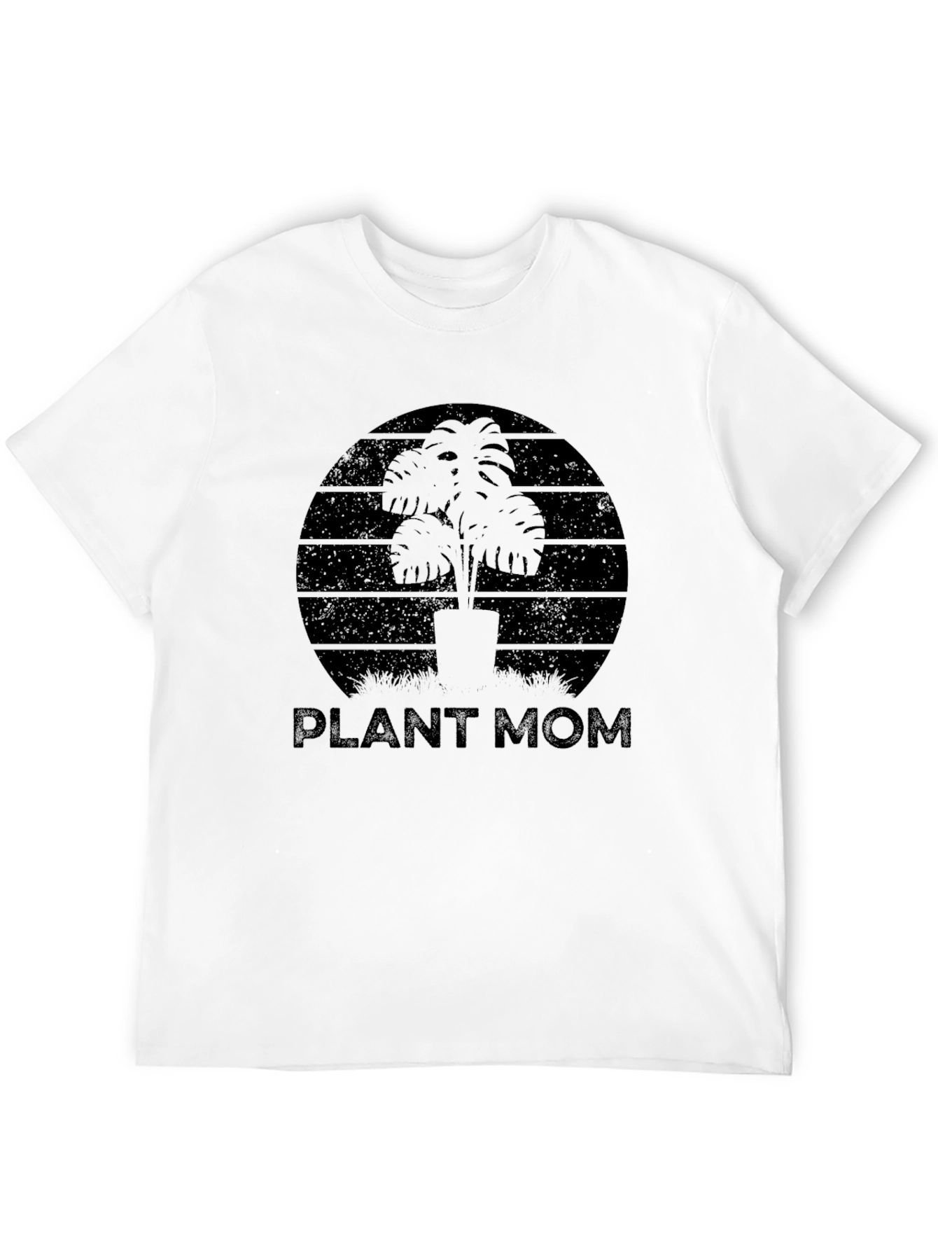 Plant Mom Graphic T-Shirt - Black