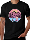 Retro Bear Campfire T-Shirt