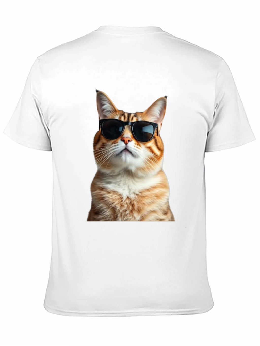 Cool Cat T-Shirt - Black Cotton Tee