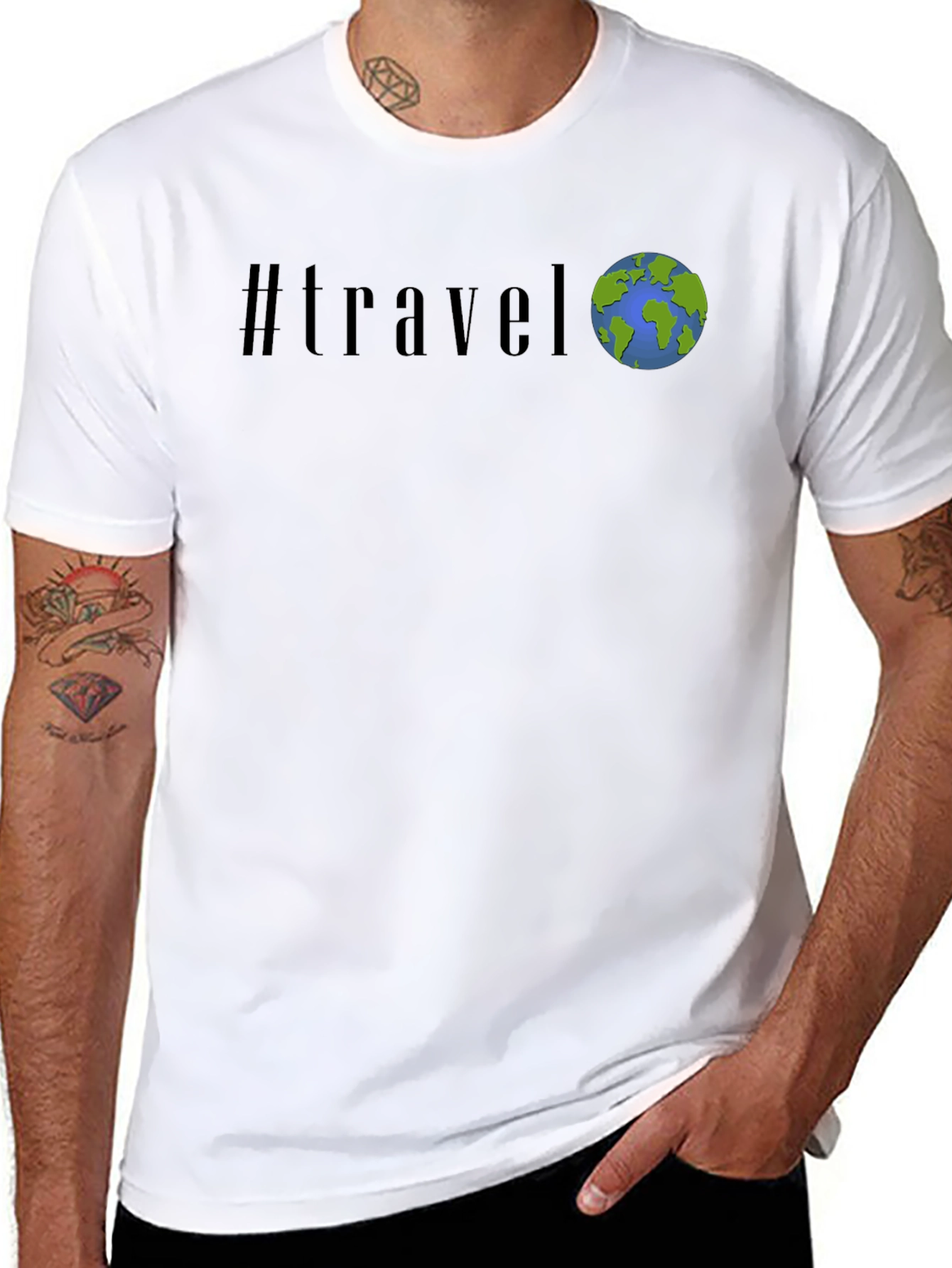 #travel Earth Graphic Tee - Adventure Ready Shirt