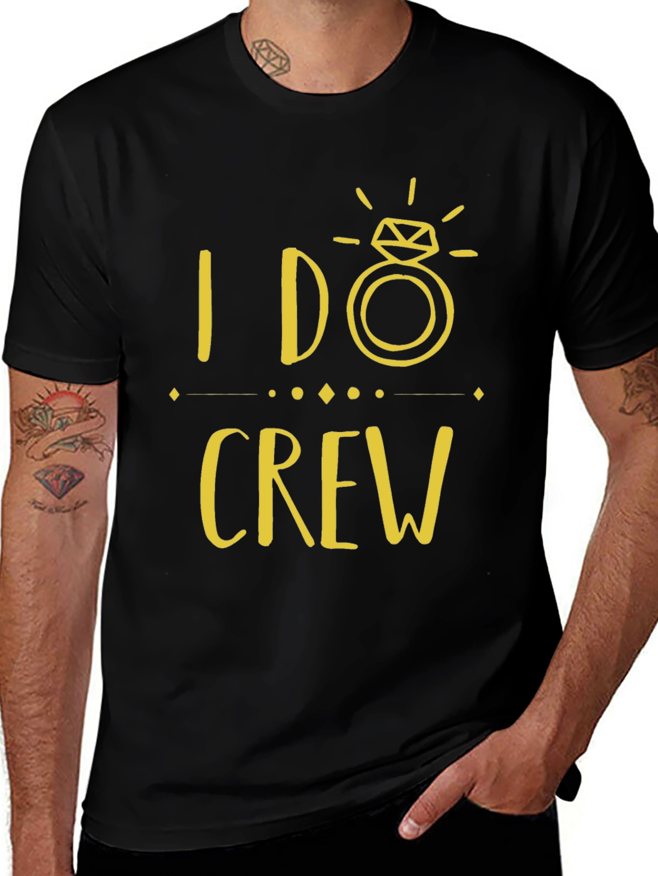I Do Crew Black T-Shirt