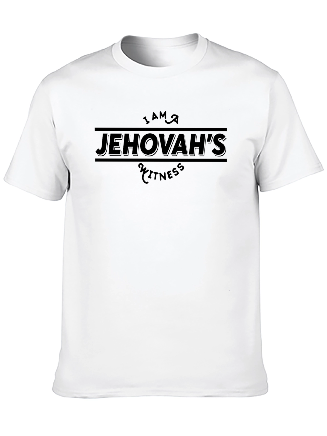 I AM A Jehovahs Witness Black T-Shirt