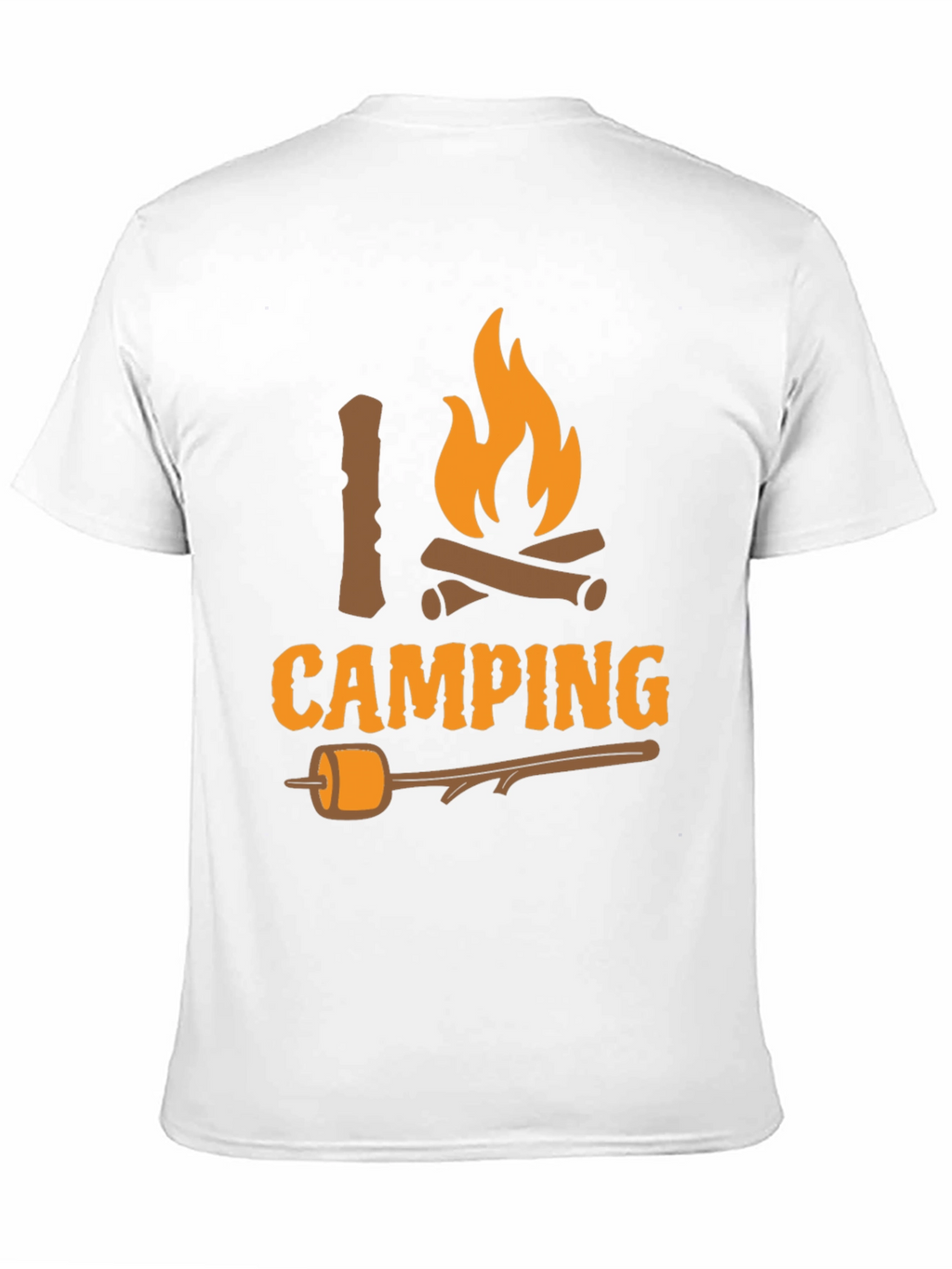 I Love Camping T-Shirt - Bonfire Marshmallow Graphic Tee
