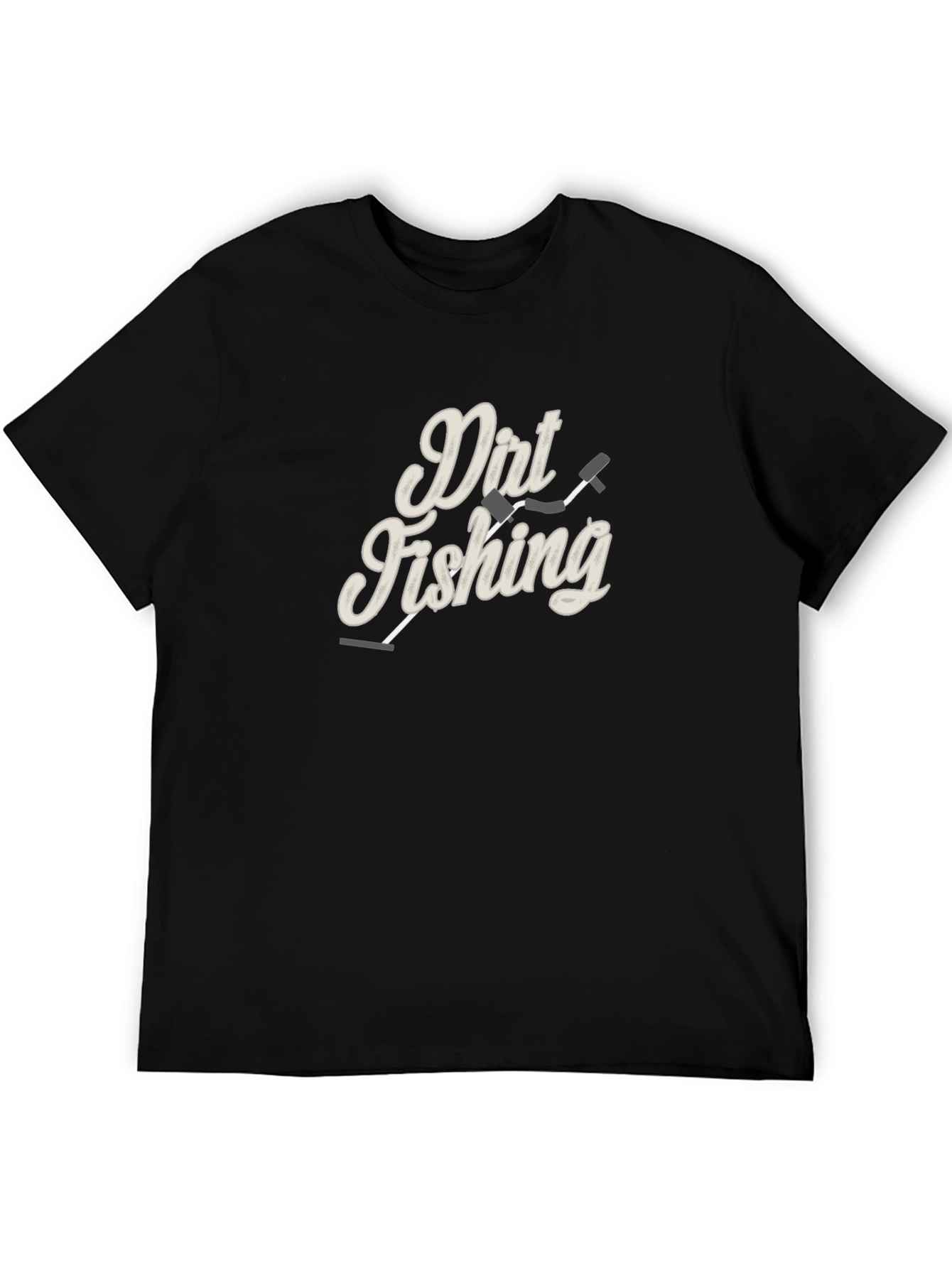 Dirt Fishing Graphic Tee - Metal Detecting T-Shirt