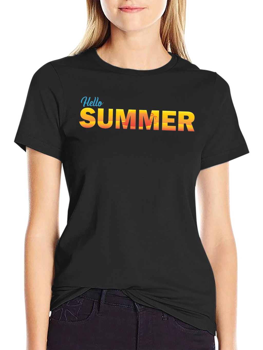 Hello Summer Graphic T-Shirt
