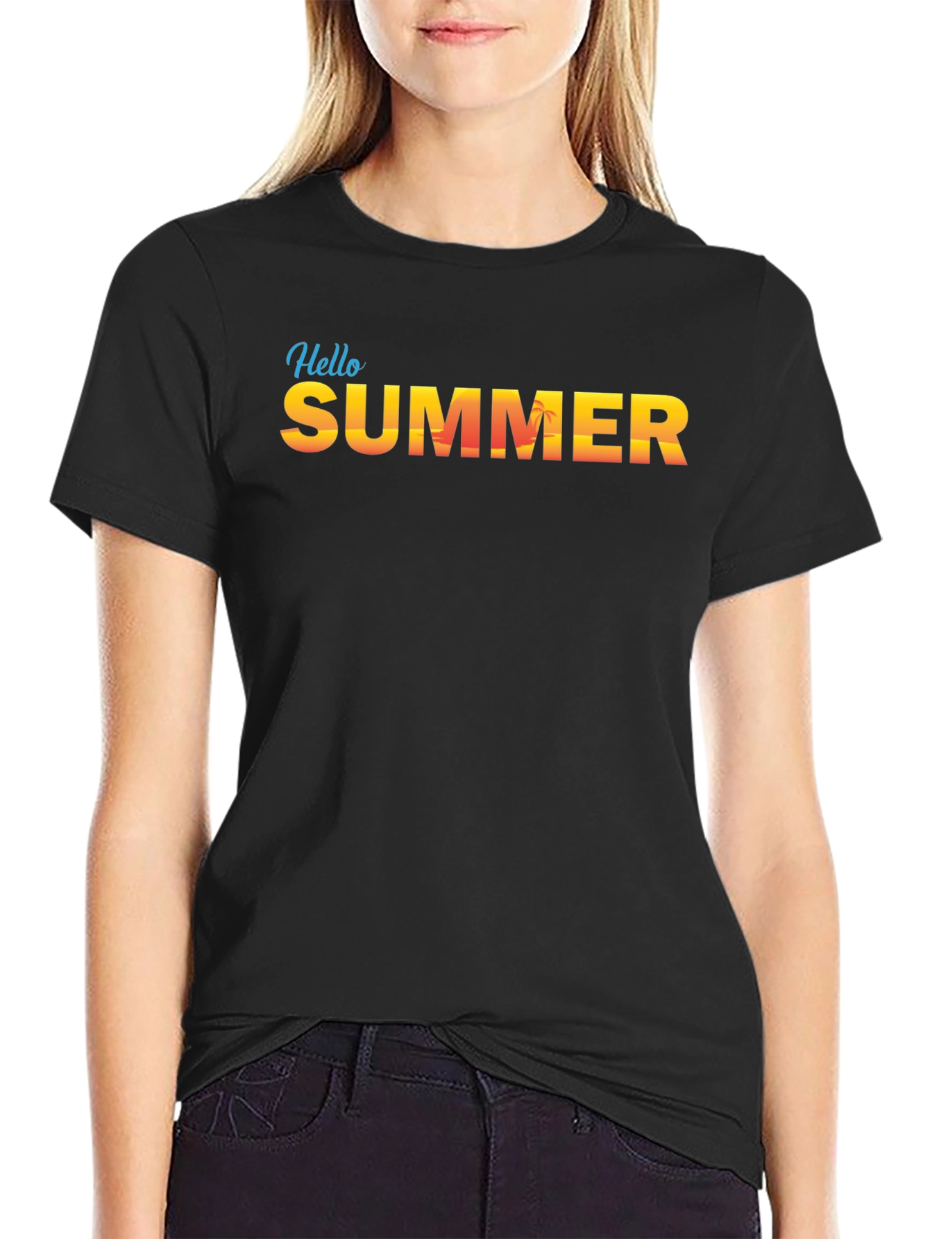 Hello Summer Graphic T-Shirt