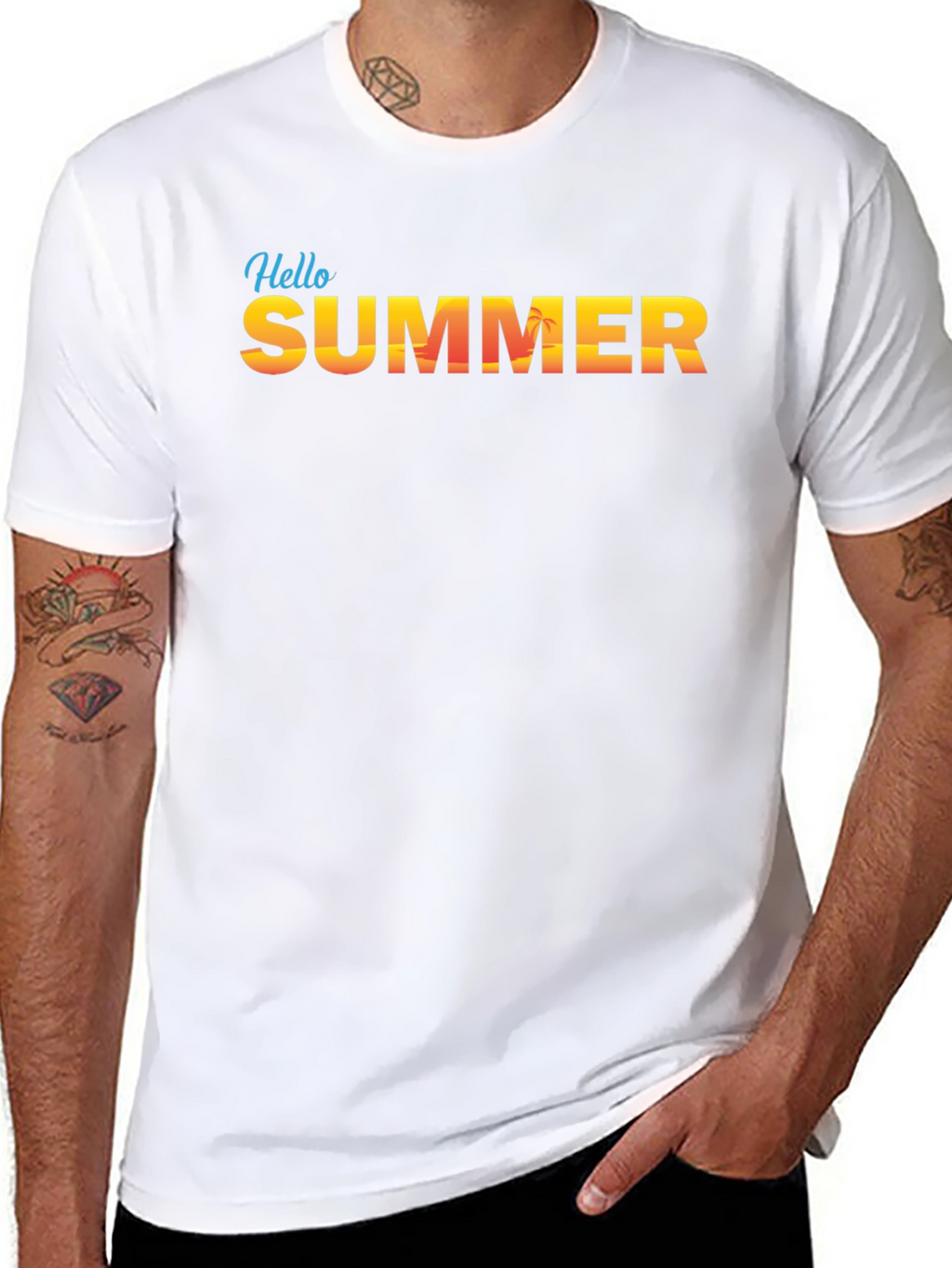 Hello Summer Graphic T-Shirt