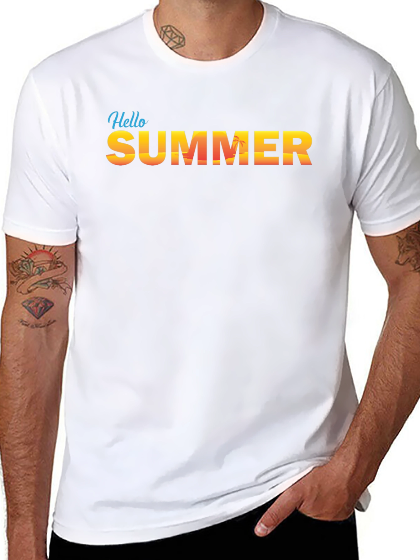 Hello Summer Graphic T-Shirt