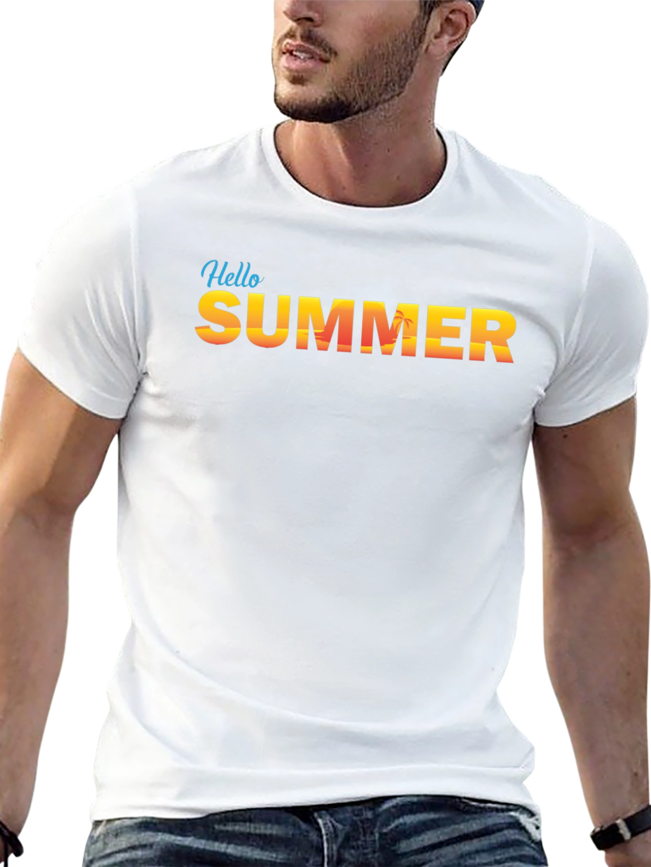 Hello Summer Graphic T-Shirt