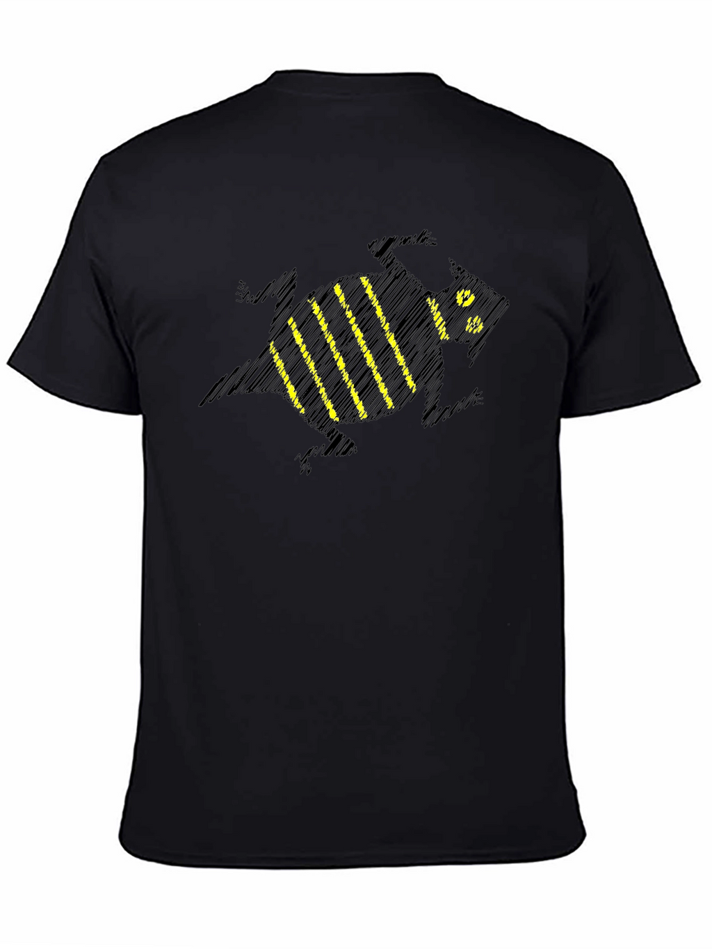 Striped Bee Graphic T-Shirt