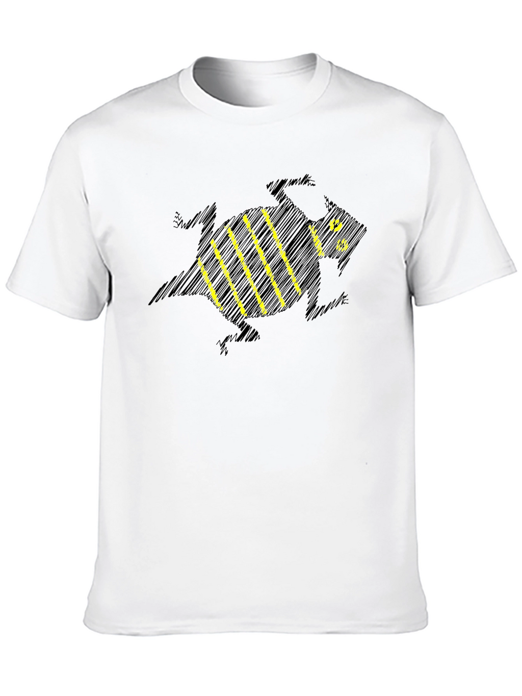 Striped Bee Graphic T-Shirt