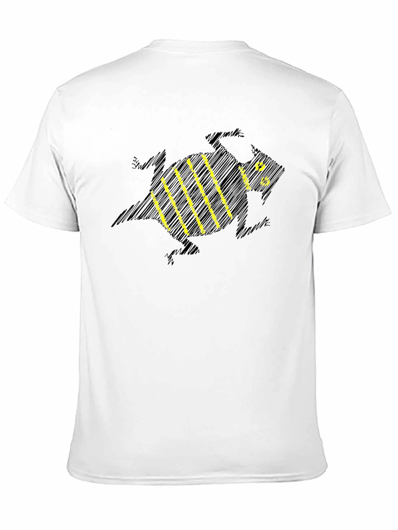 Striped Bee Graphic T-Shirt