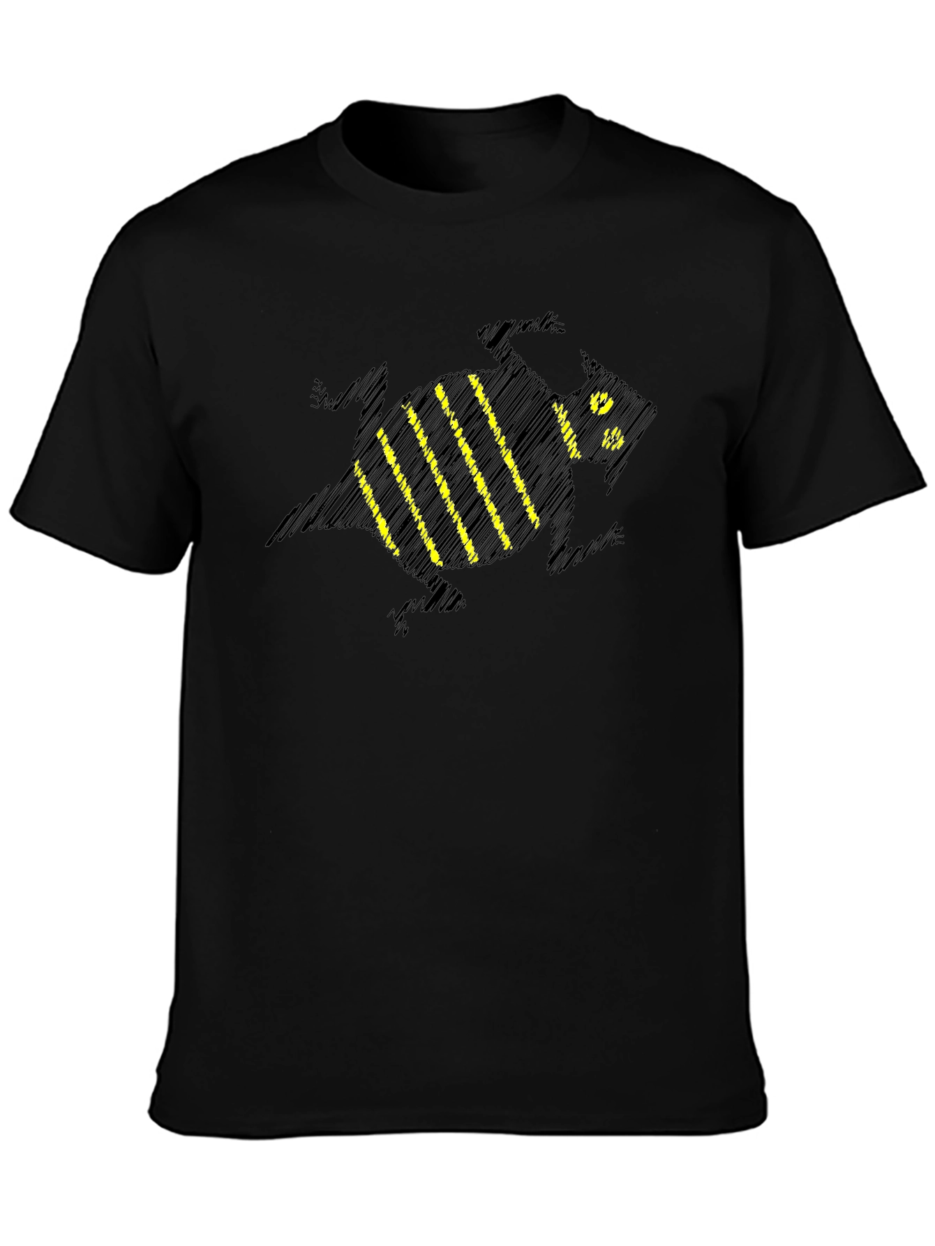 Striped Bee Graphic T-Shirt