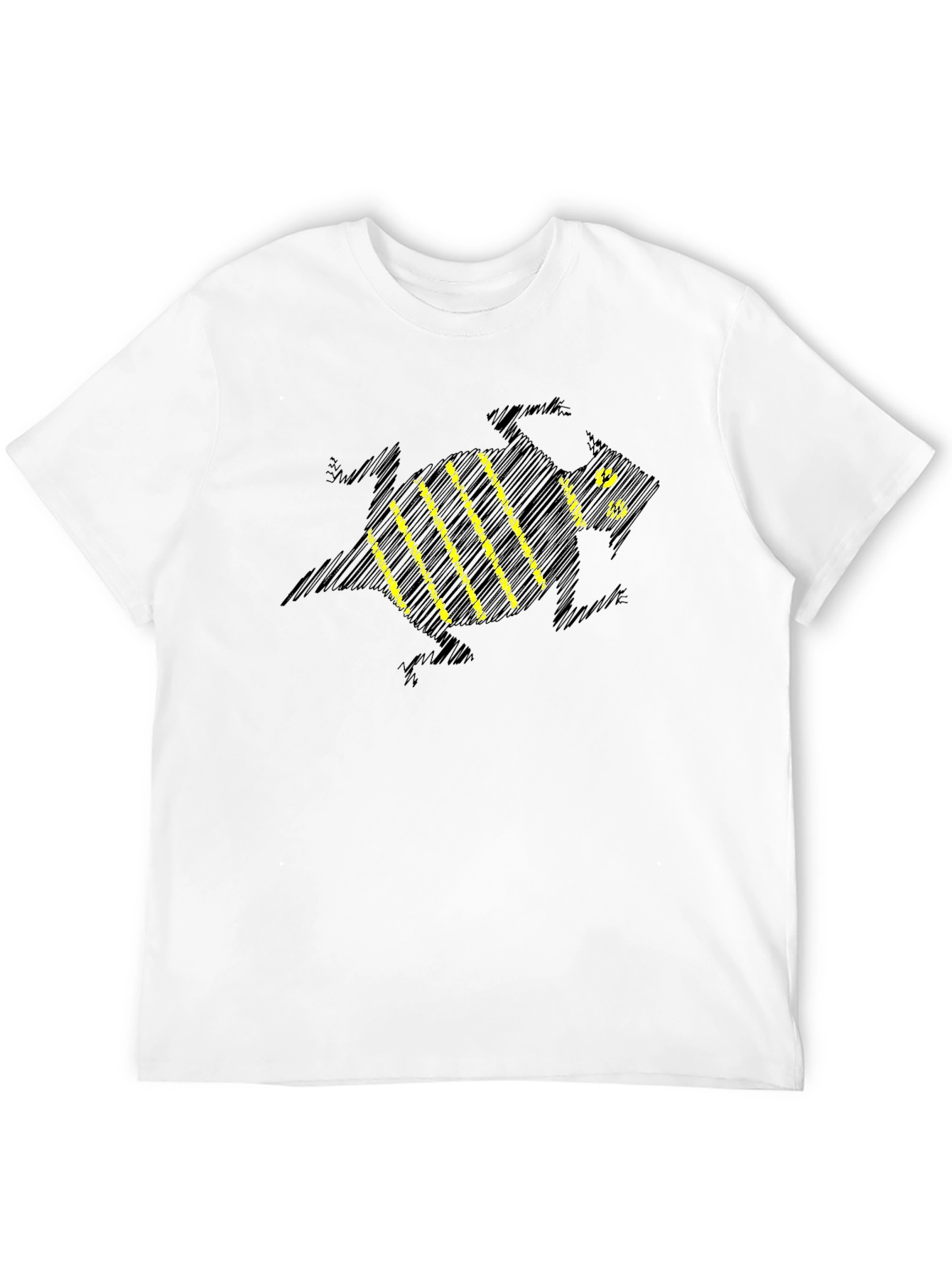 Striped Bee Graphic T-Shirt