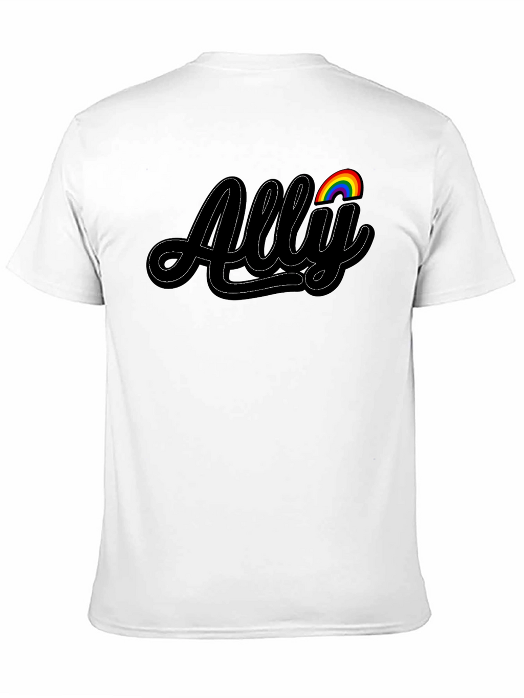 LGBTQ Ally T-Shirt - Black Pride Support