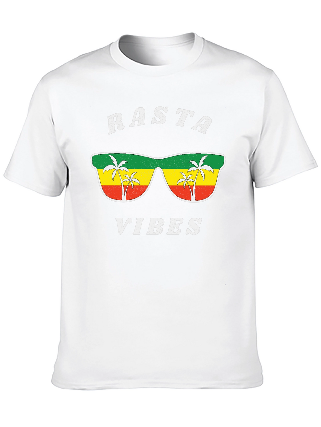 Rasta Vibes Graphic Tee - Cool Jamaican Style Shirt