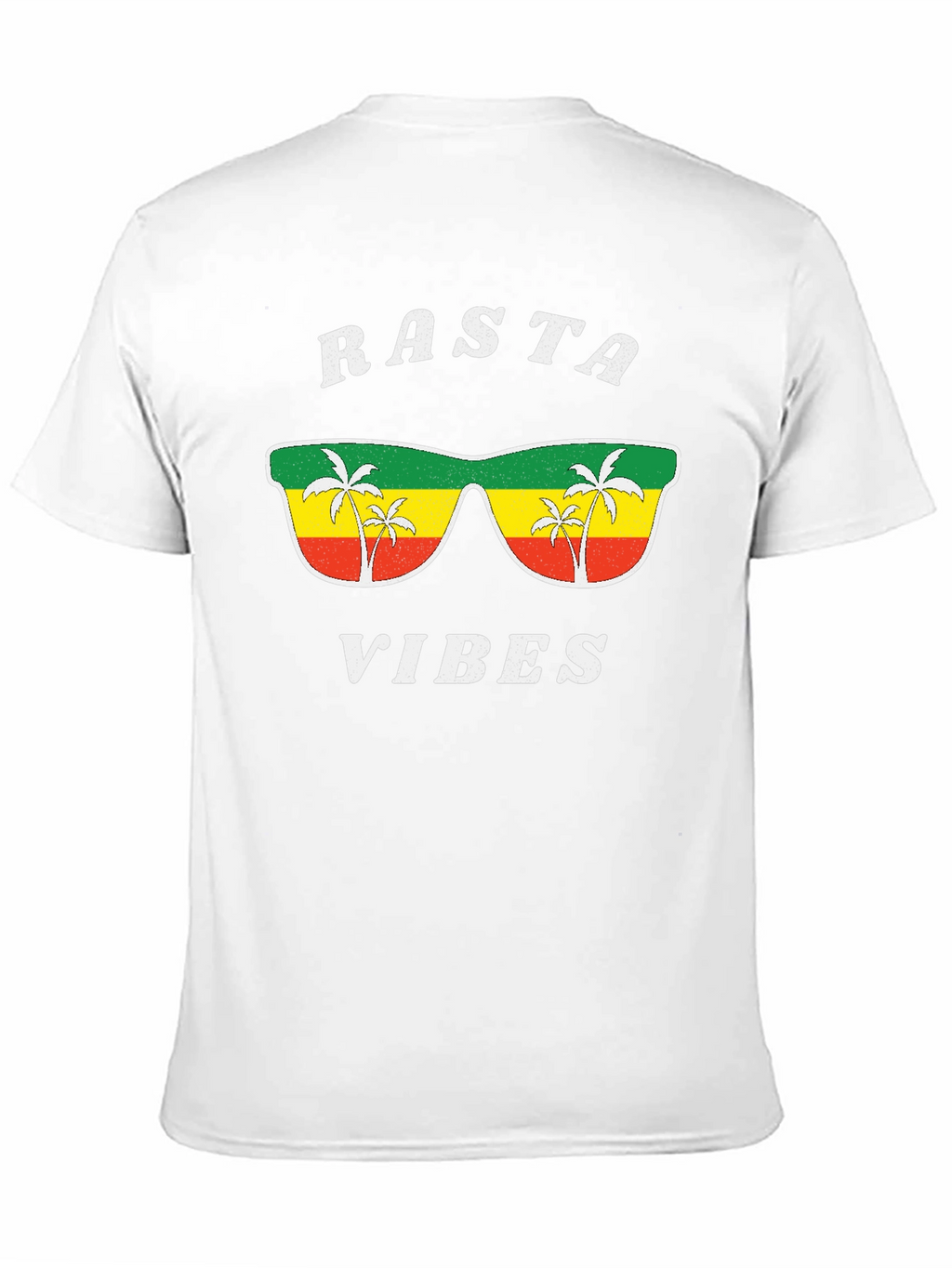 Rasta Vibes Graphic Tee - Cool Jamaican Style Shirt