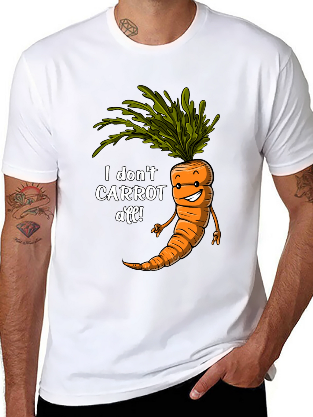 I Dont Carrot All! Funny Graphic Tee