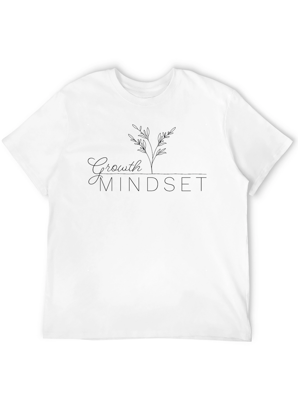 Growth Mindset Black T-Shirt