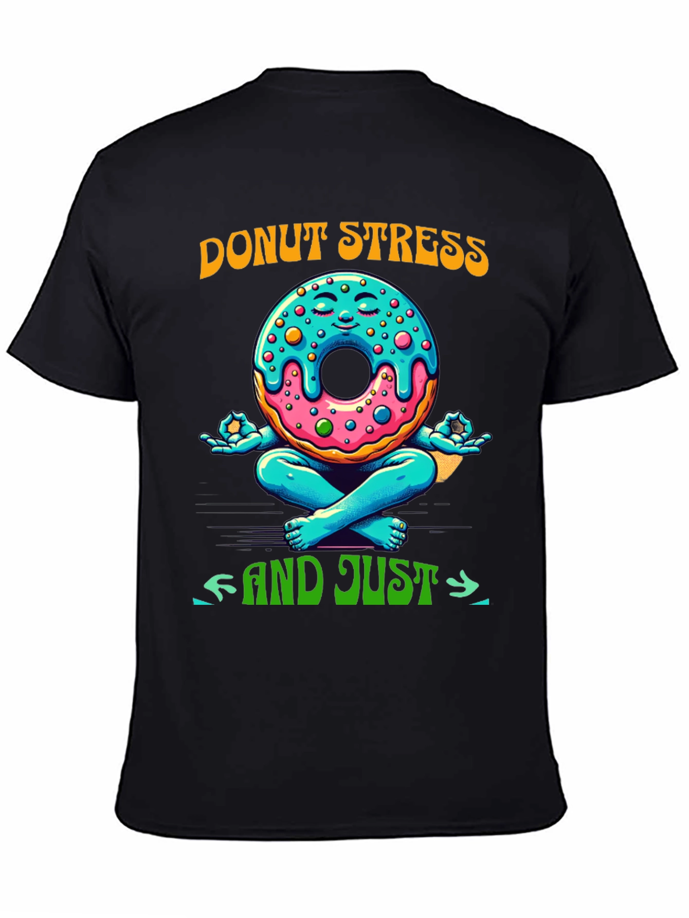 Donut Stress Meditating Graphic Tee