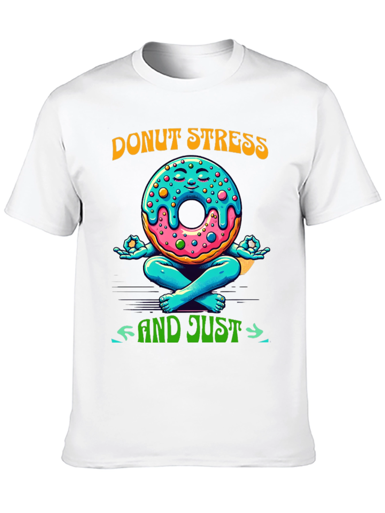 Donut Stress Meditating Graphic Tee