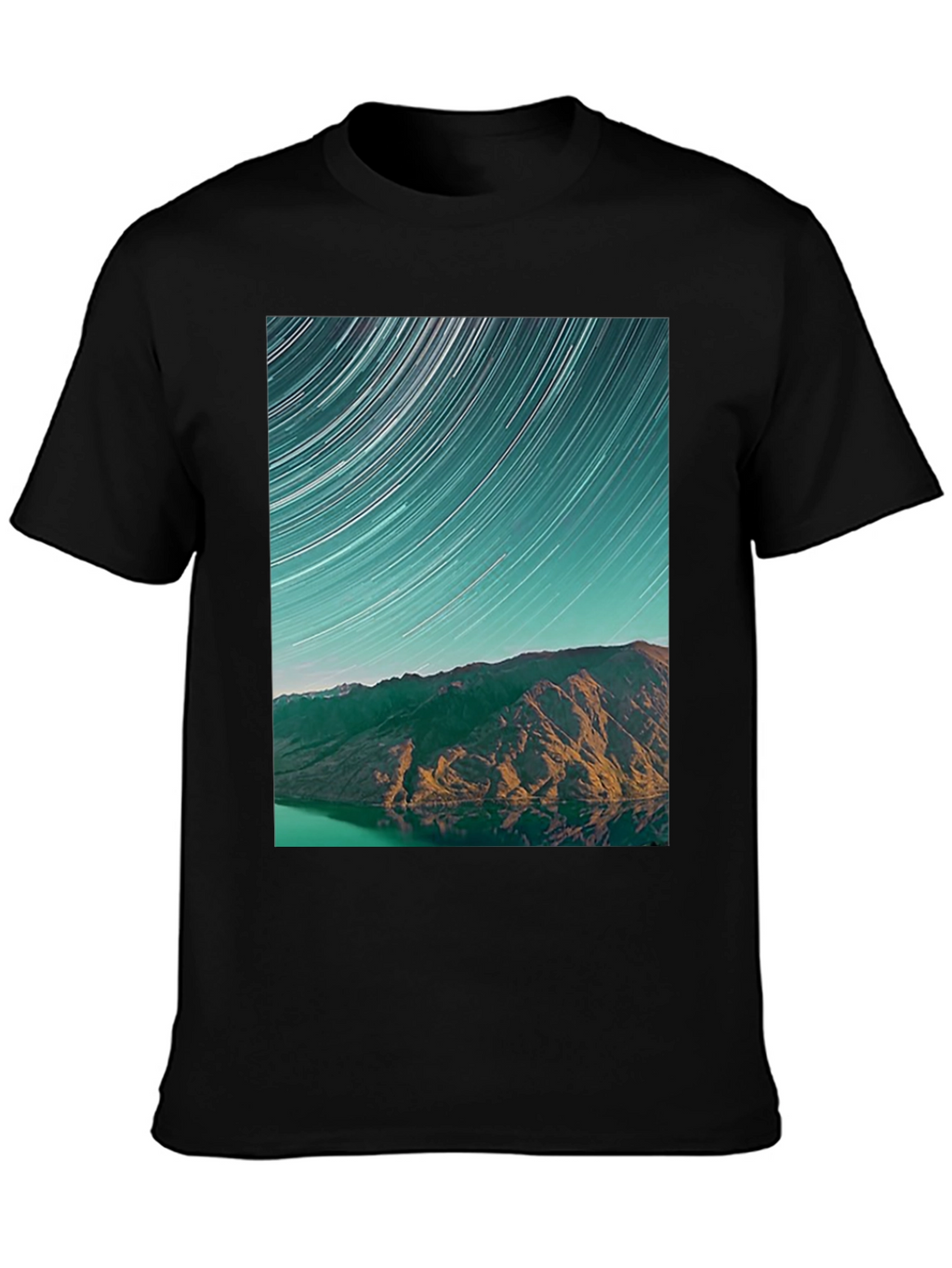 Starry Mountain Black T-Shirt