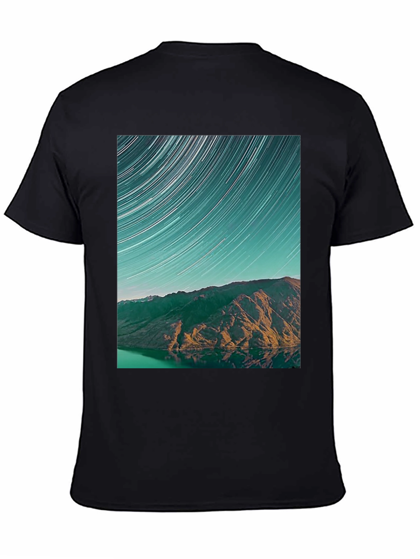Starry Mountain Black T-Shirt