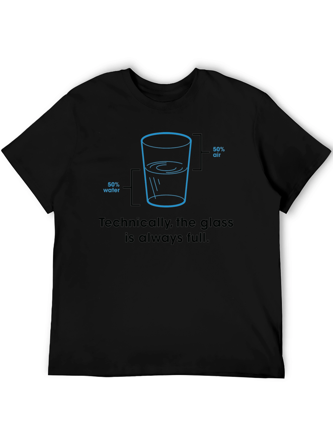 Technically Full Glass Graphic T-Shirt