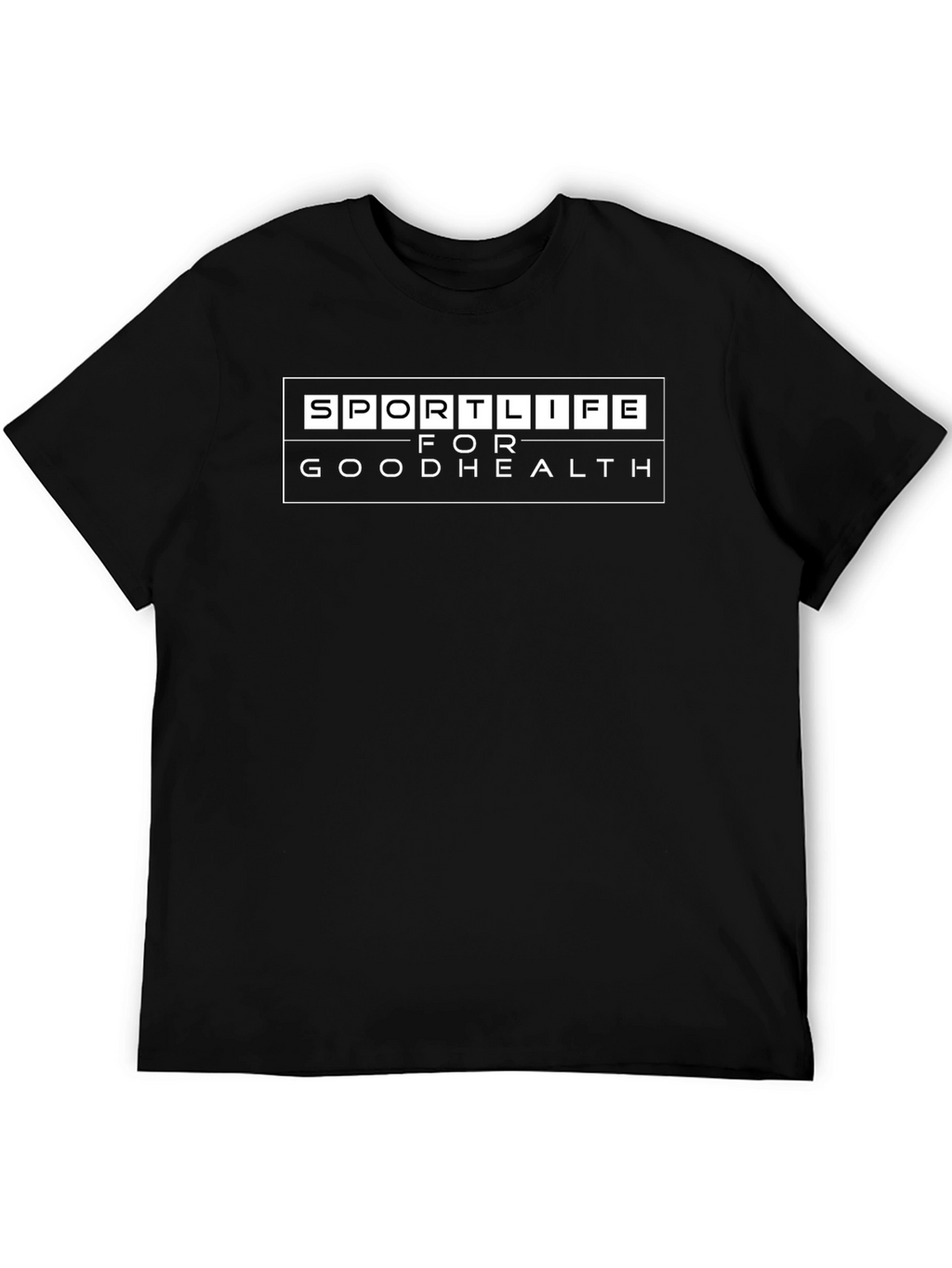 Sportlife T-Shirt - Good Health Black Tee