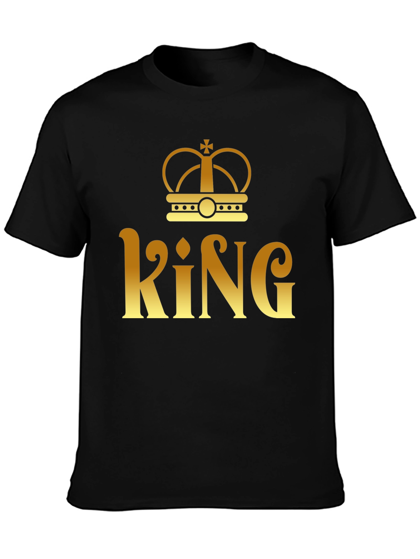 King Crown Graphic T-Shirt - Mens Fashion