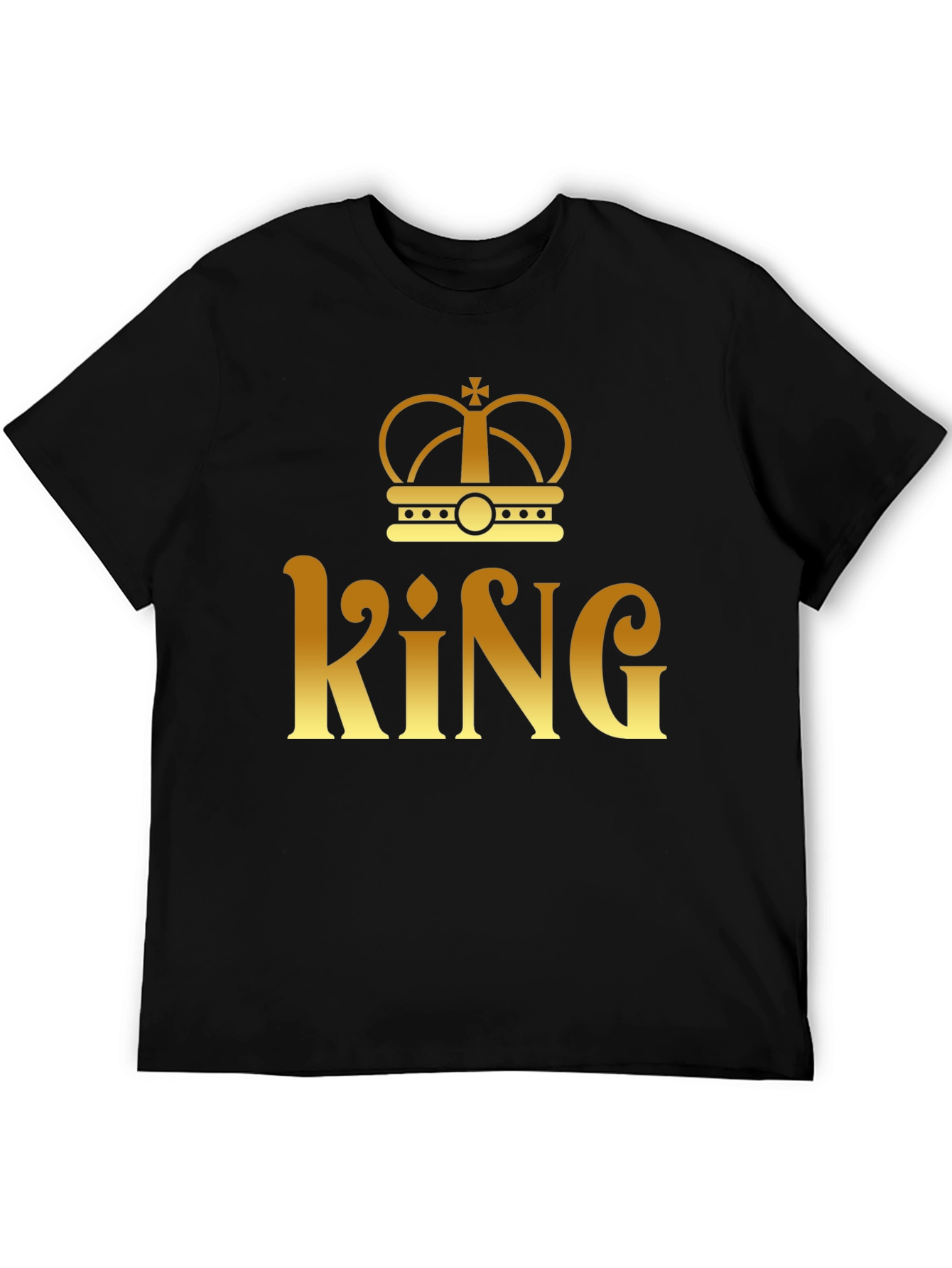 King Crown Graphic T-Shirt - Mens Fashion
