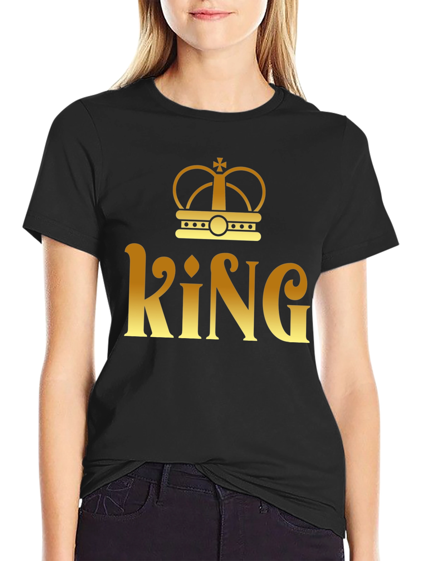 King Crown Graphic T-Shirt - Mens Fashion