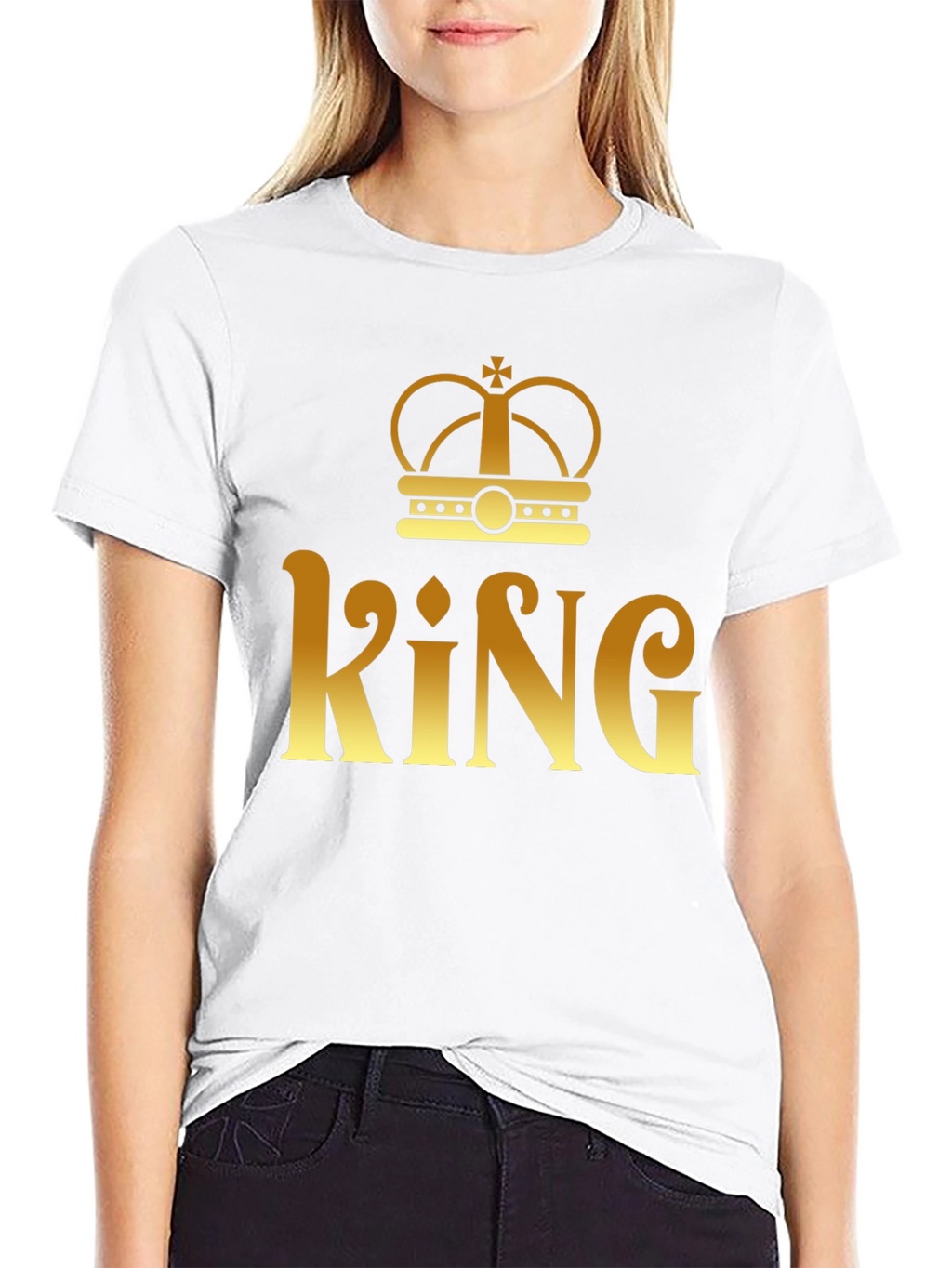 King Crown Graphic T-Shirt - Mens Fashion