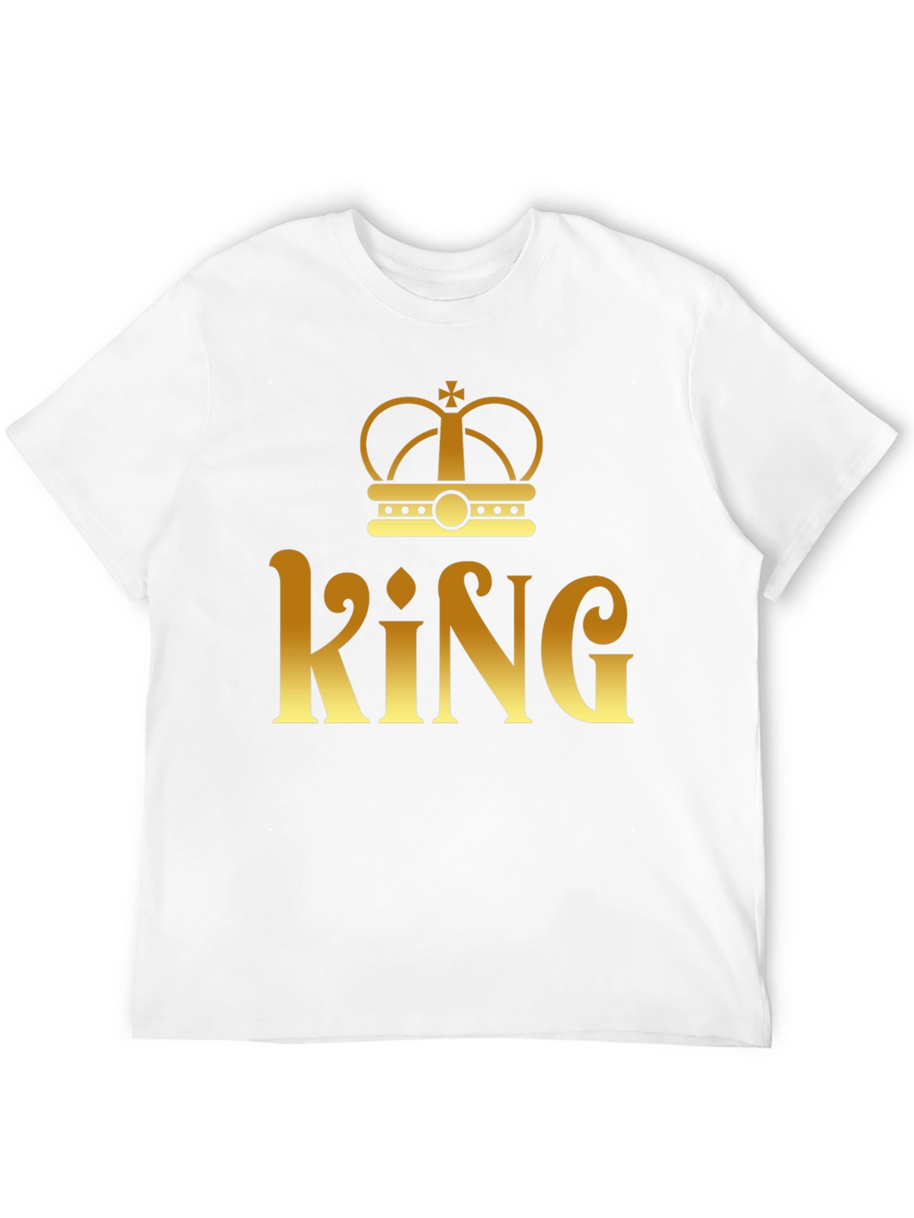 King Crown Graphic T-Shirt - Mens Fashion