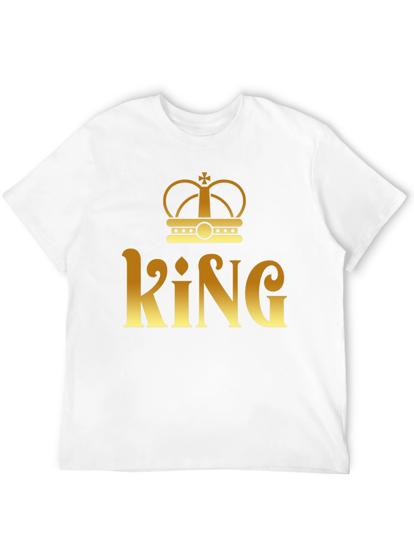 King Crown Graphic T-Shirt - Mens Fashion