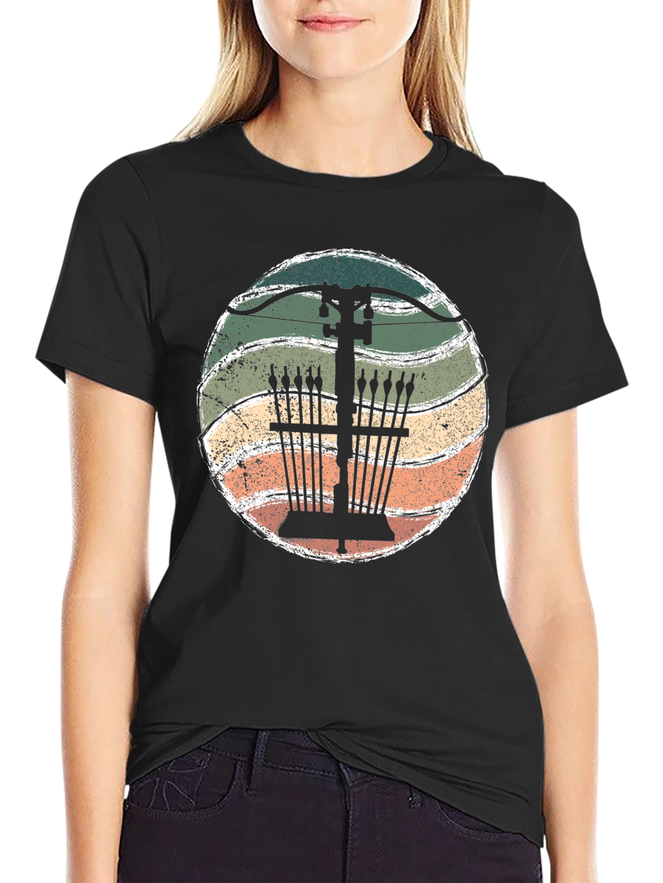 Vintage Archery Bow Arrows T-Shirt