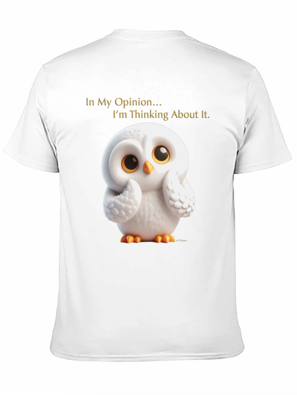 Thinking Owl T-Shirt - Mens Black Graphic Tee