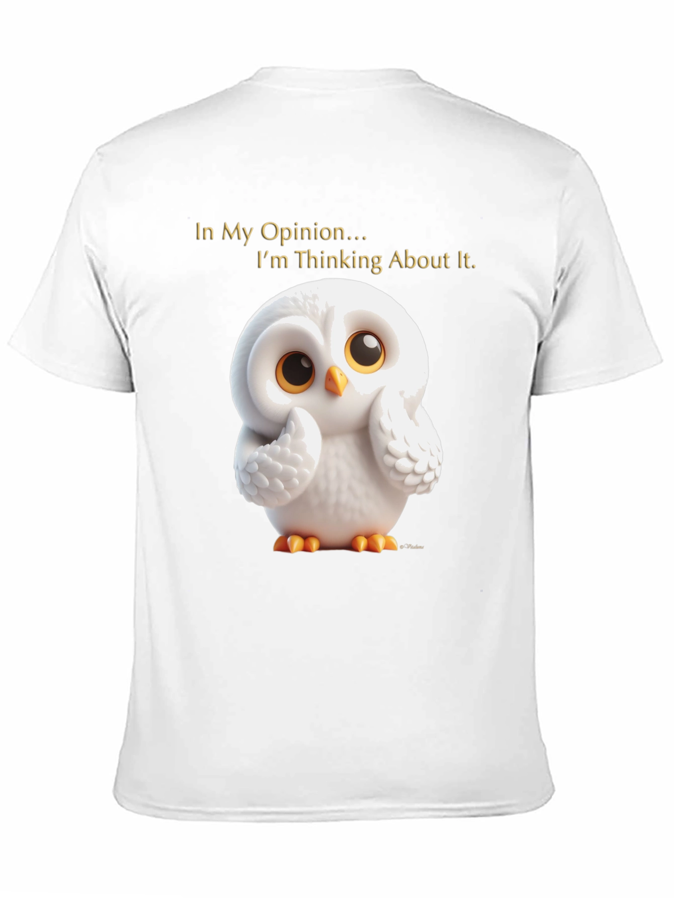 Thinking Owl T-Shirt - Mens Black Graphic Tee