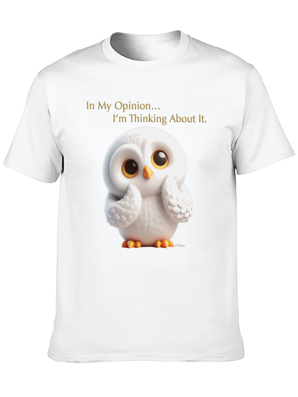 Thinking Owl T-Shirt - Mens Black Graphic Tee