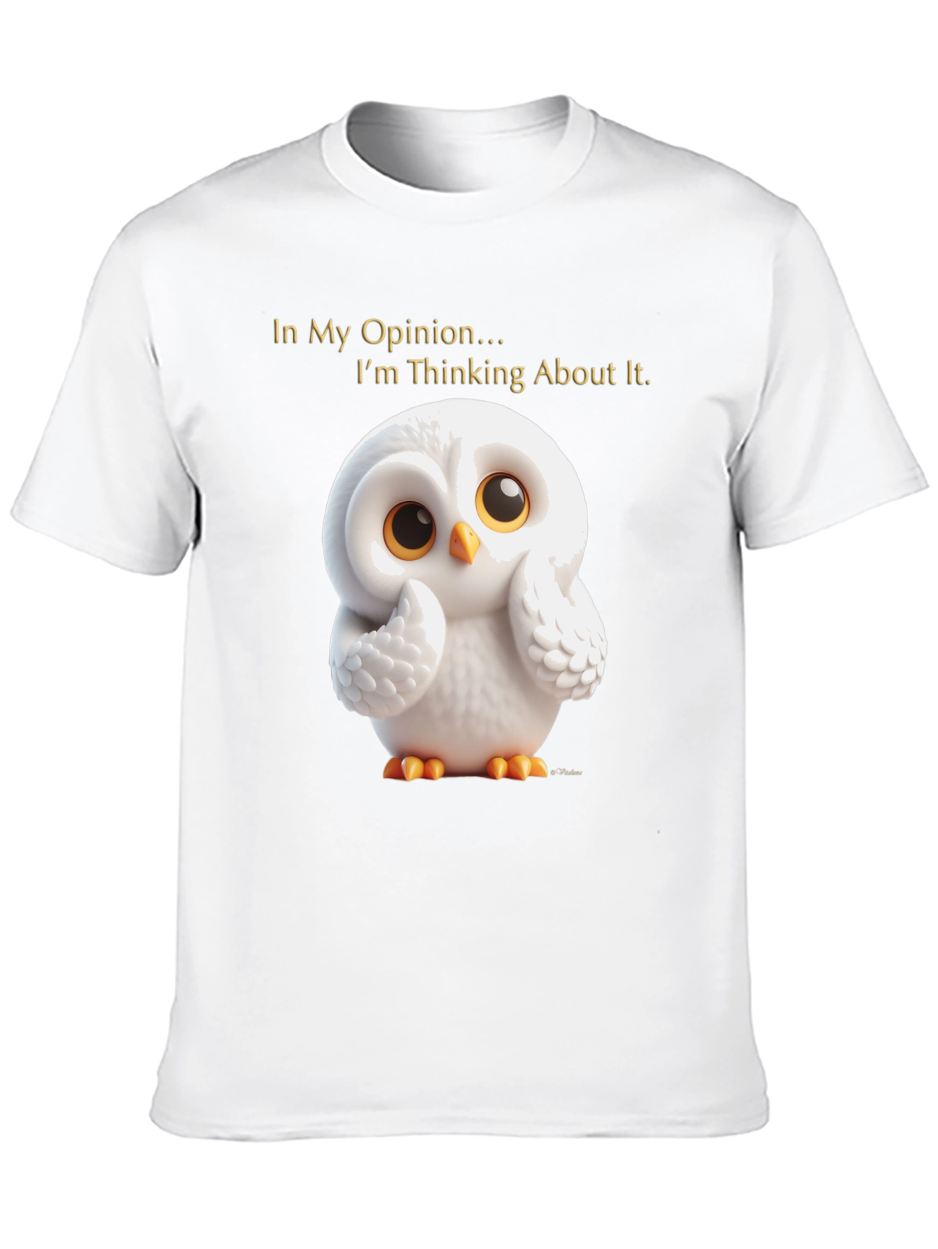 Thinking Owl T-Shirt - Mens Black Graphic Tee