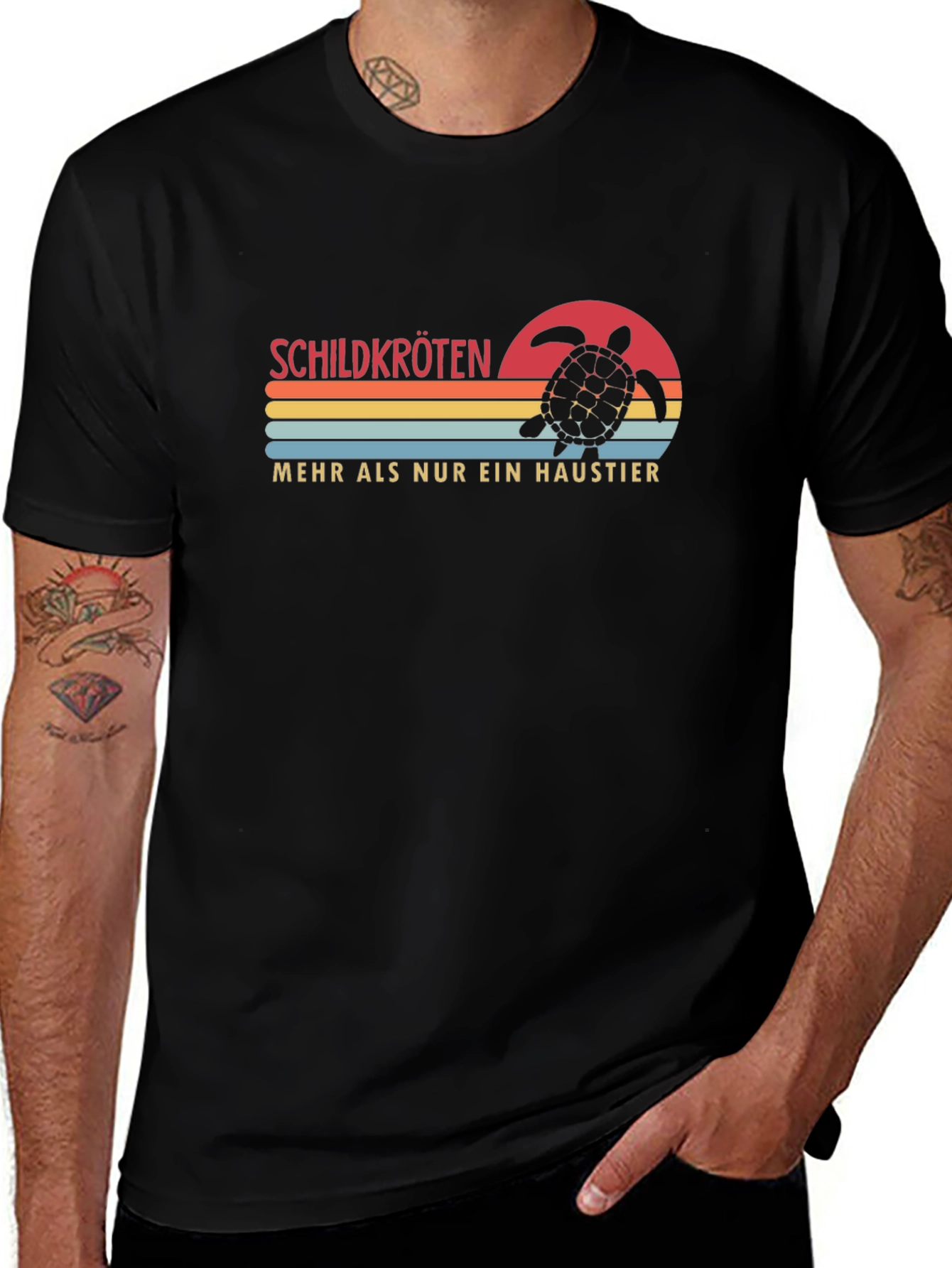 Turtle Lover Retro T-Shirt