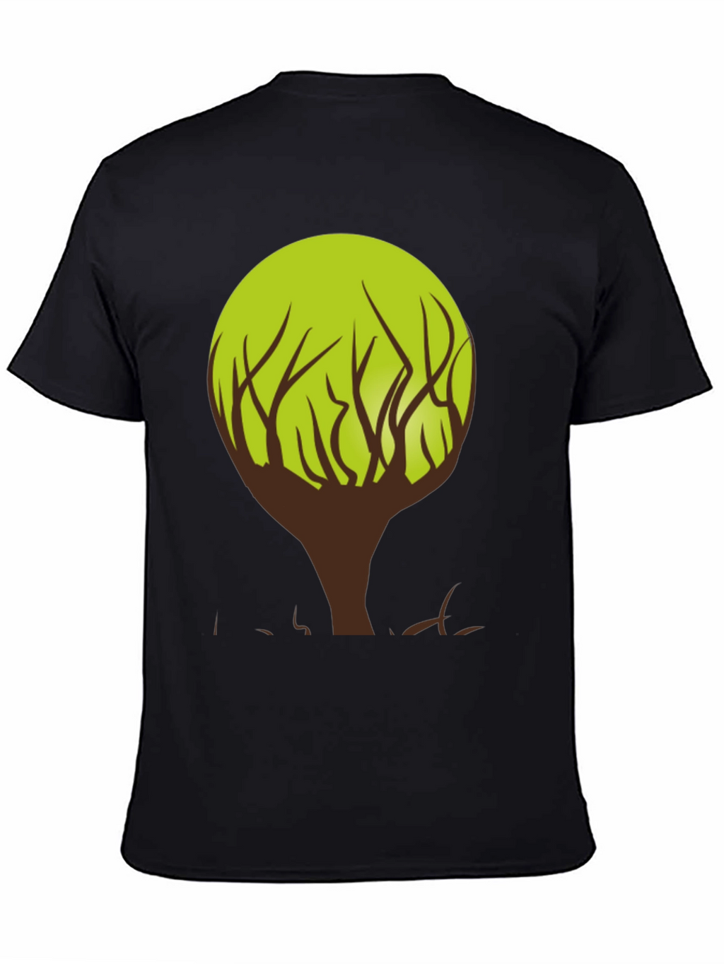 Modern Tree Graphic T-Shirt
