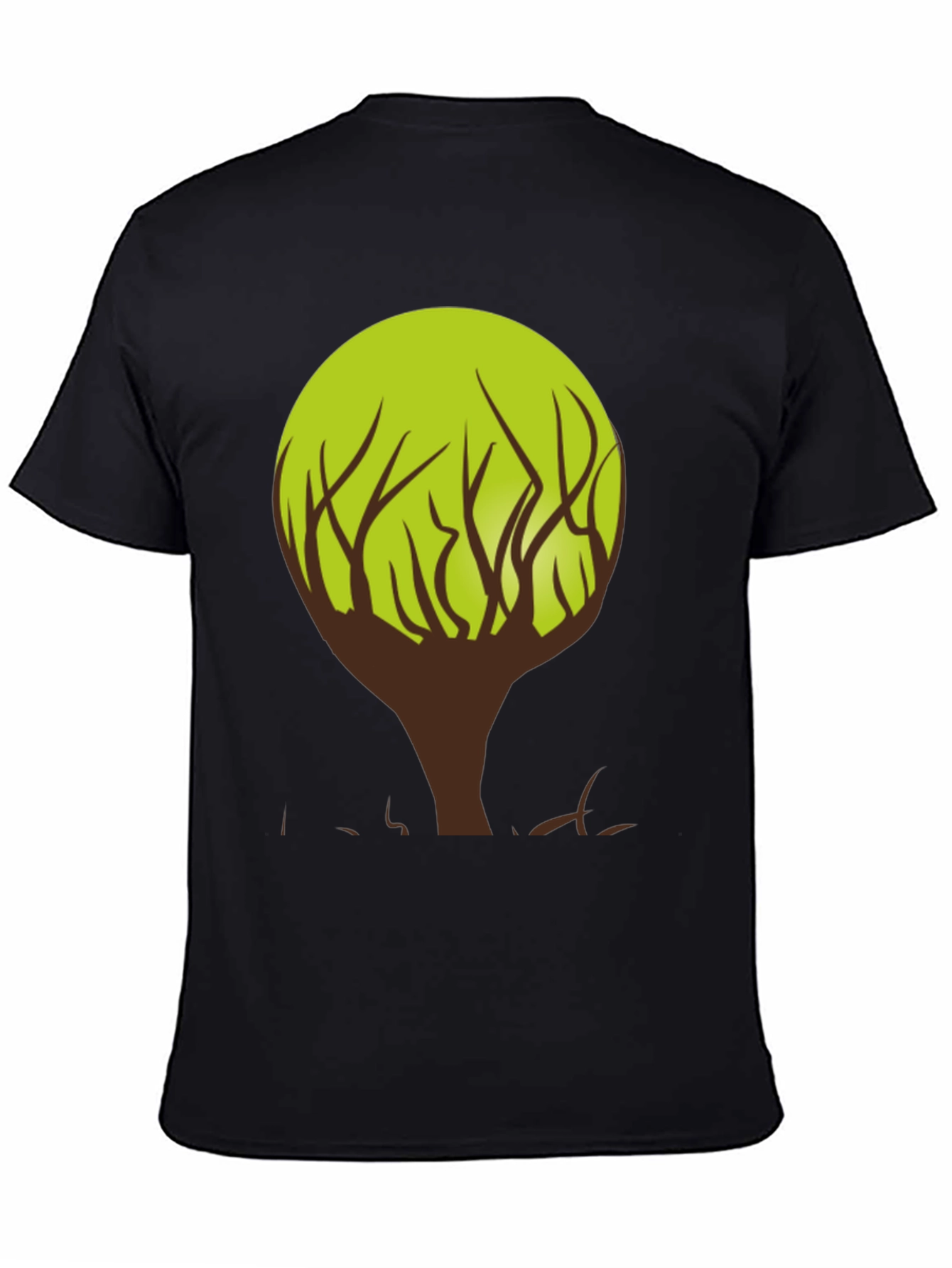 Modern Tree Graphic T-Shirt
