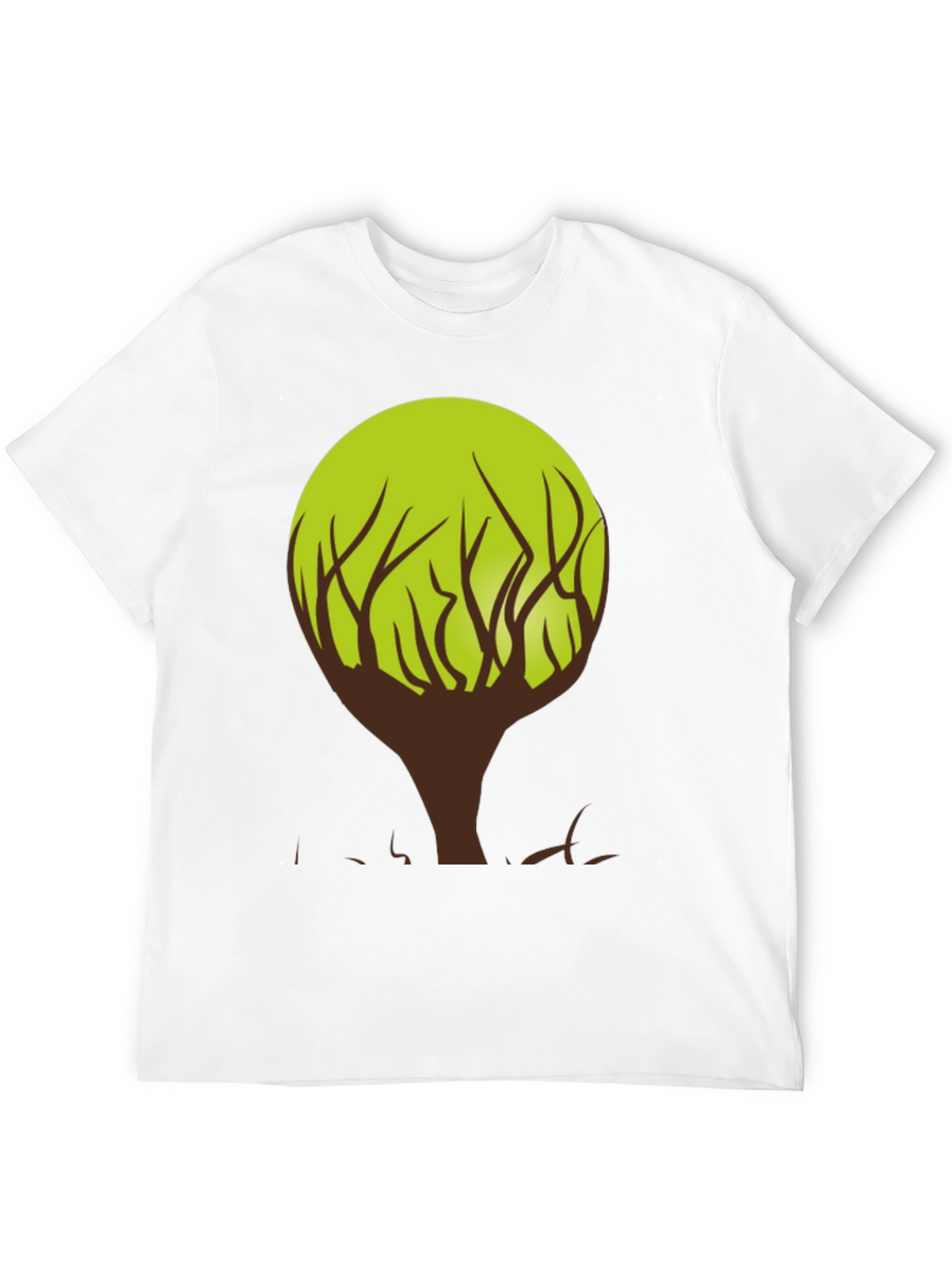 Modern Tree Graphic T-Shirt