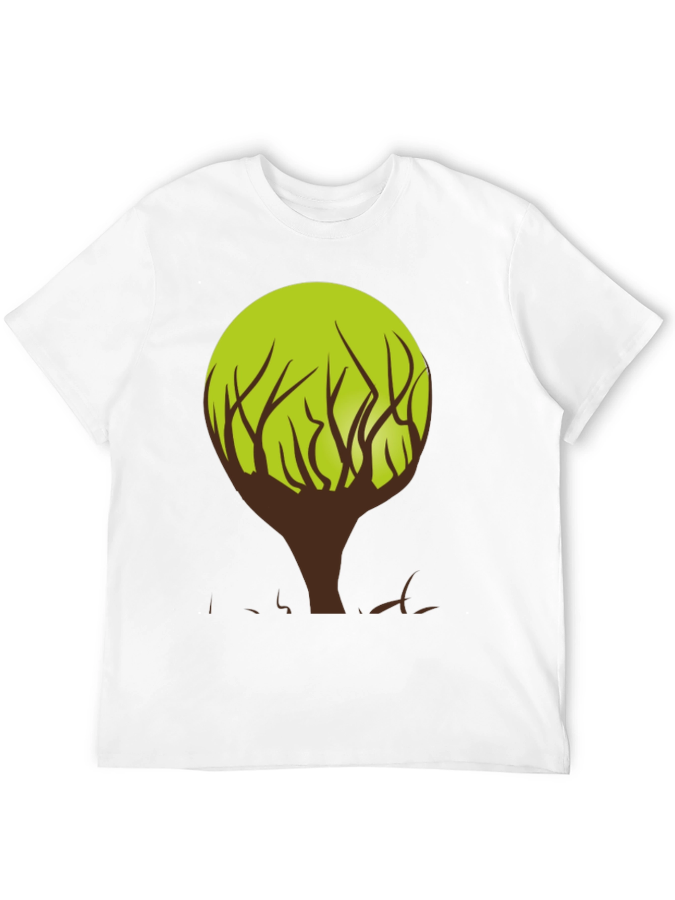 Modern Tree Graphic T-Shirt
