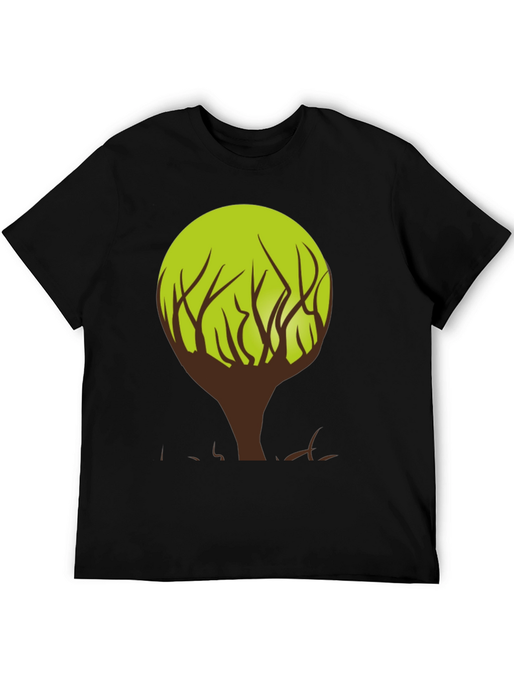 Modern Tree Graphic T-Shirt