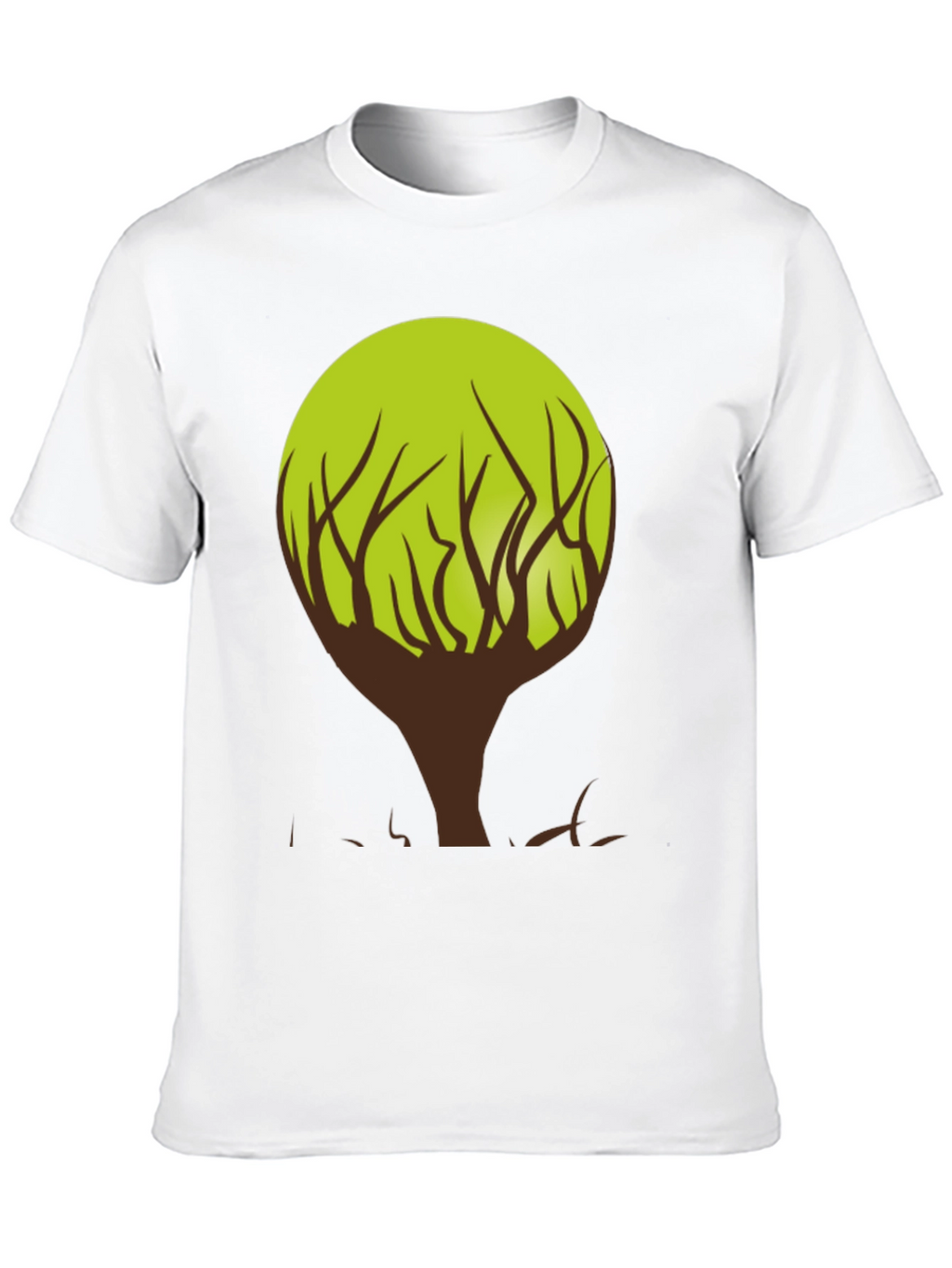 Modern Tree Graphic T-Shirt