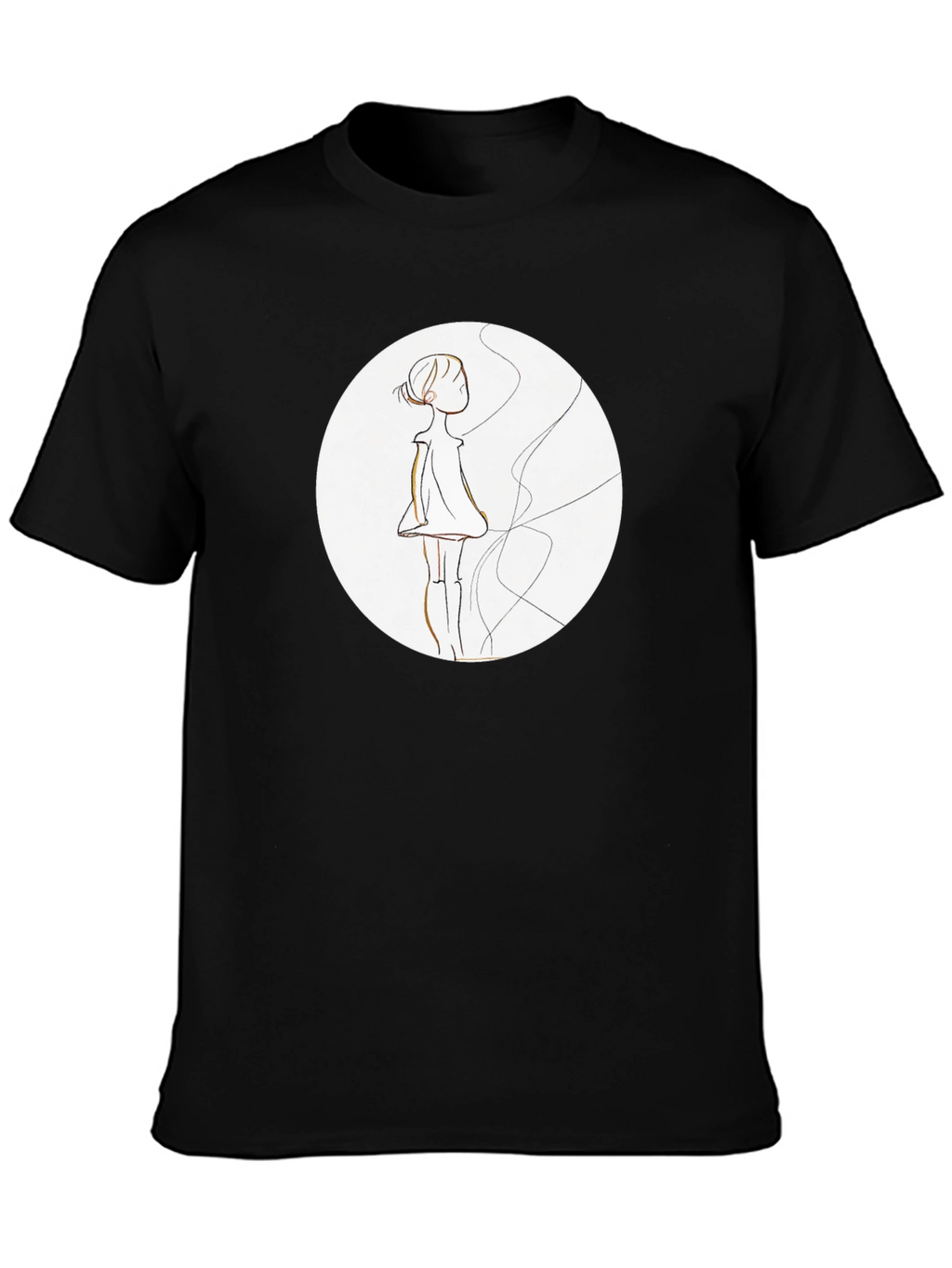 Artistic Silhouette Graphic Tee