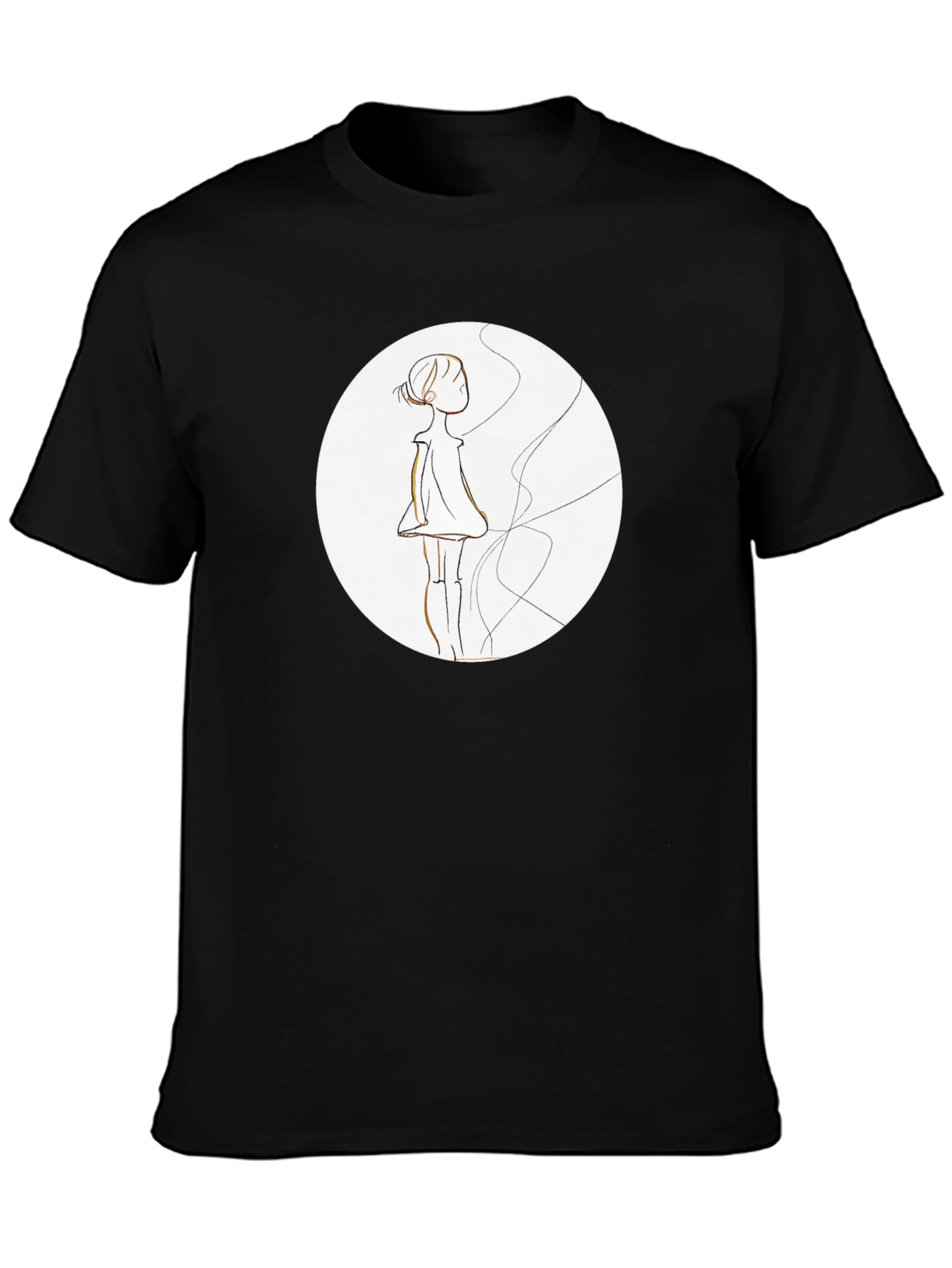 Artistic Silhouette Graphic Tee